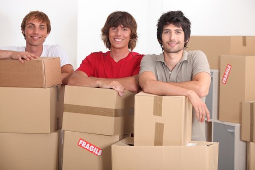 Careful handling of office furniture during a move