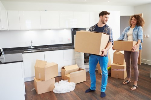Example load-based self storage job in a St John’s Wood apartment