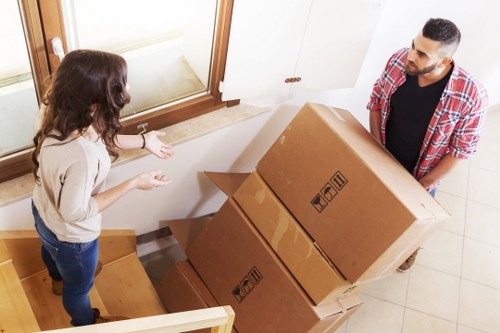 Student belongings collected for storage in Stjohnswood