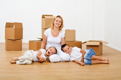 Furniture and belongings stored safely for a St John’s Wood home