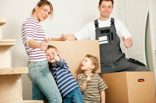 Careful packing of fragile belongings for a local home relocation in St John’s Wood
